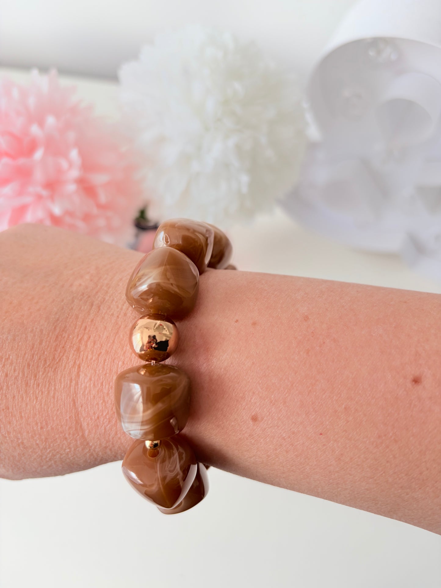 A_Bracelet Côme Café Marbré