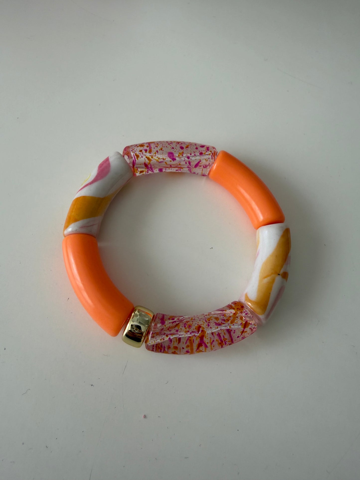 A_Bracelet Curve Floral GM