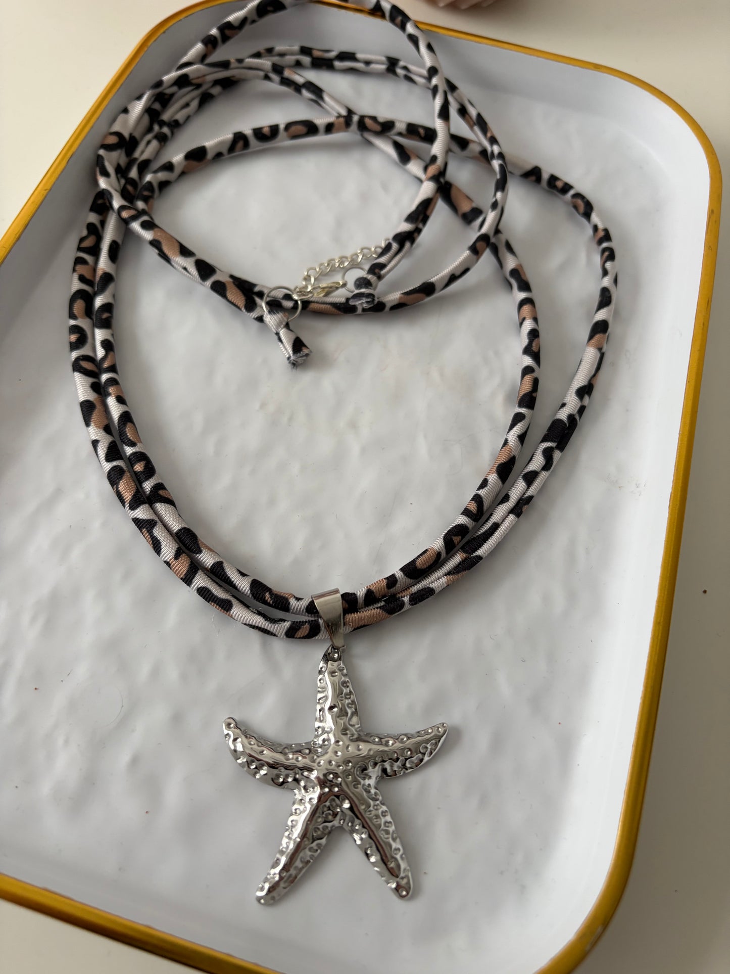 D_Collier Ibiza Silver Léopard