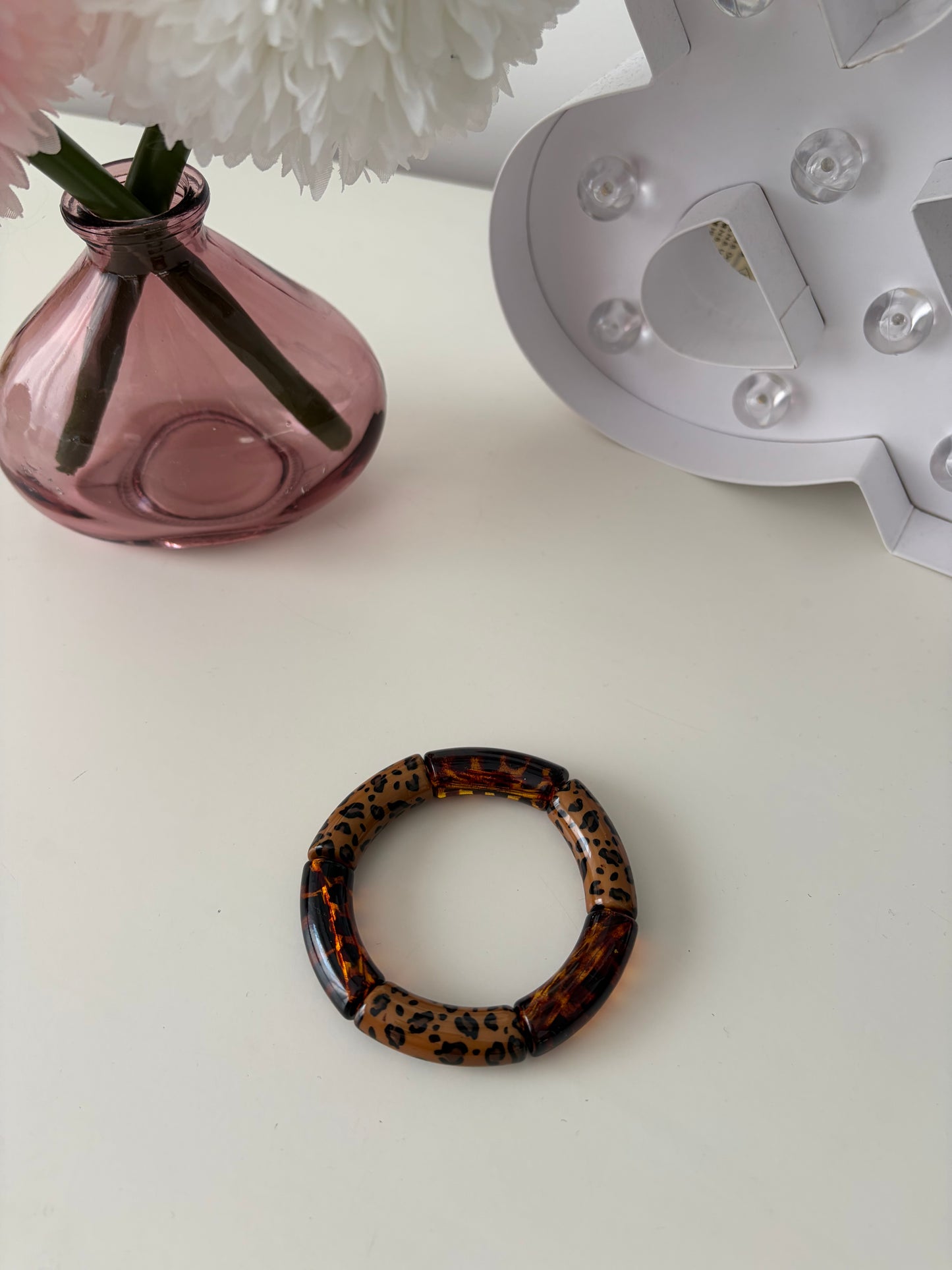 A_Bracelet Curve Marron Léopard
