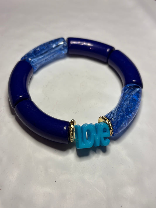 Bracelet Love Azur