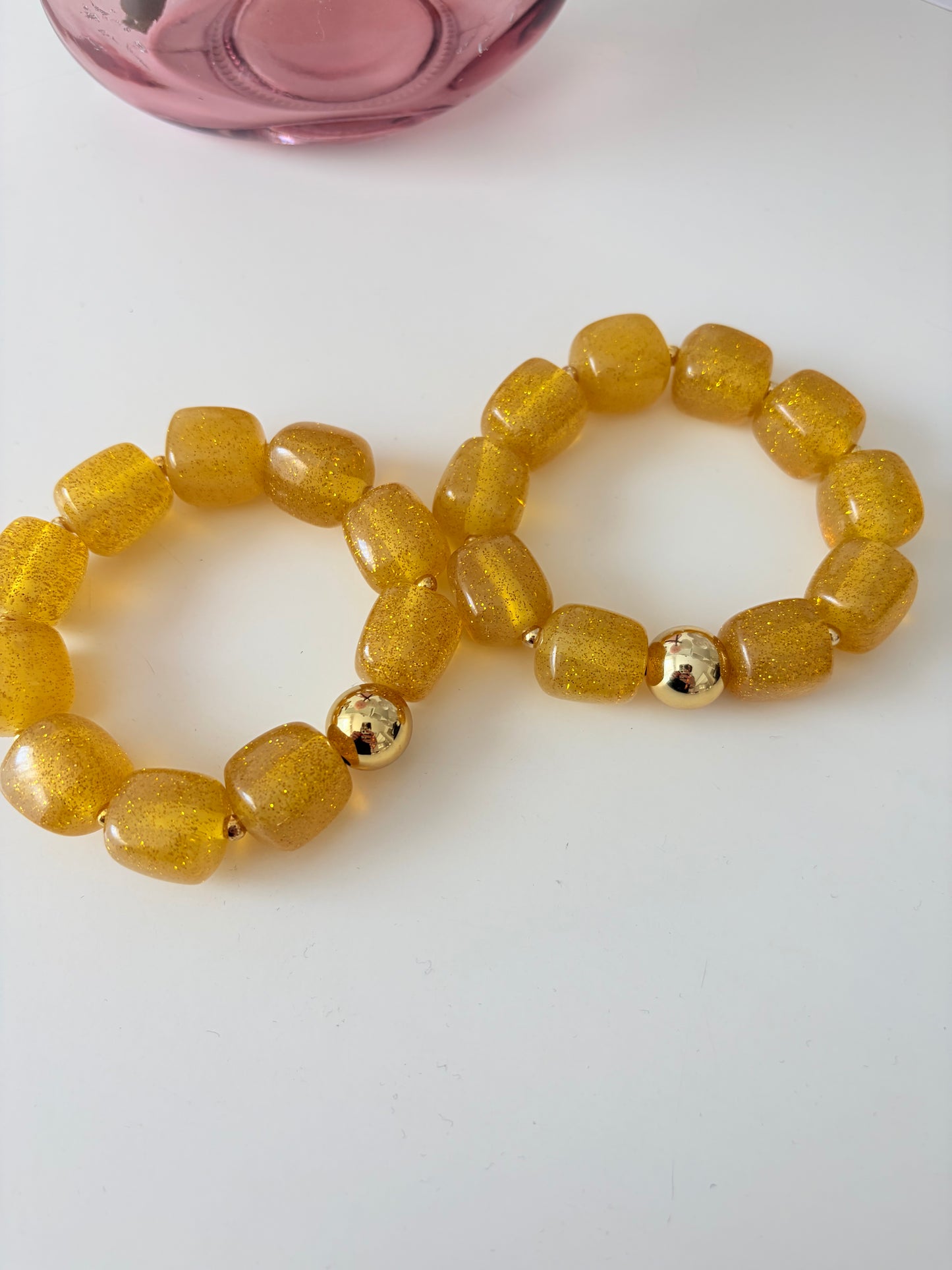 A_Bracelet Côme Doré pailleté