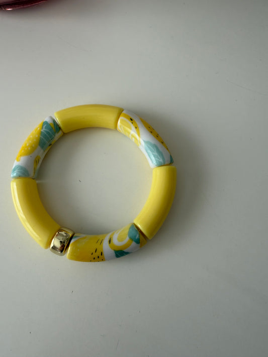 A_Bracelet Curve Citron GM
