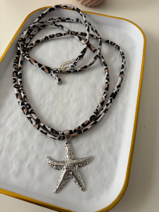 D_Collier Ibiza Silver Léopard