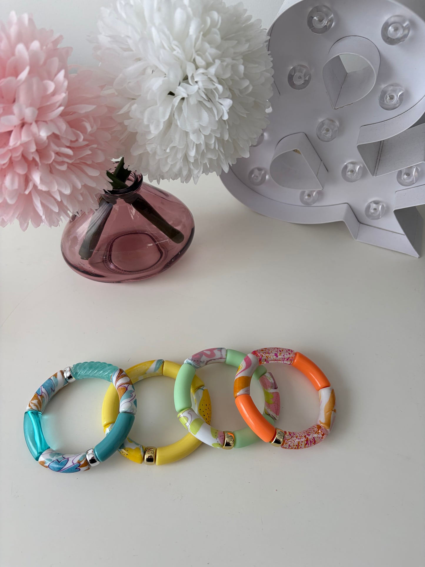 A_Bracelet Curve Floral GM