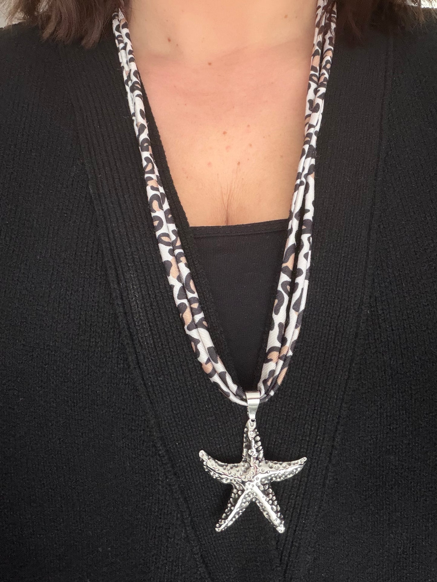D_Collier Ibiza Silver Léopard