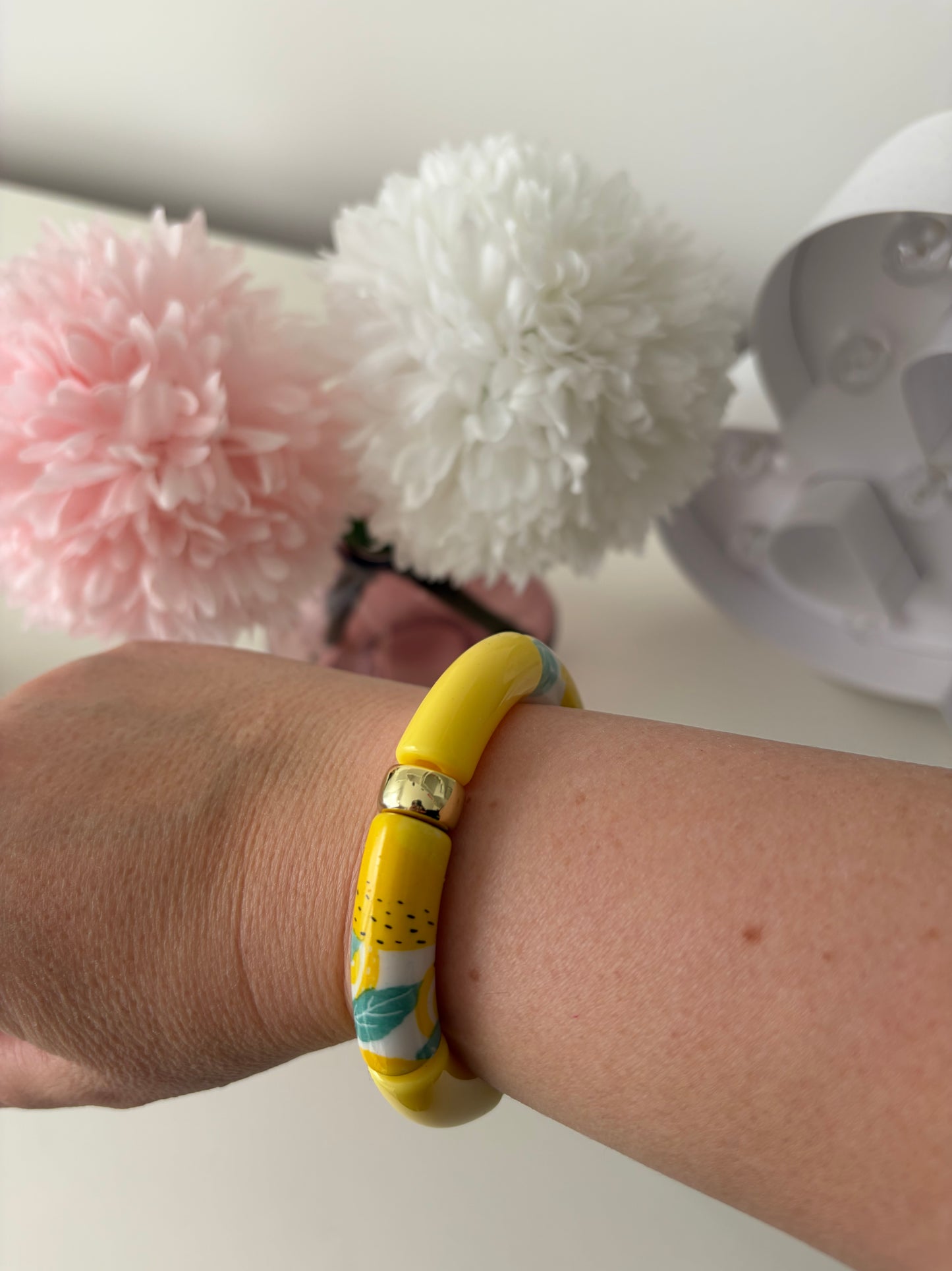 A_Bracelet Curve Citron GM