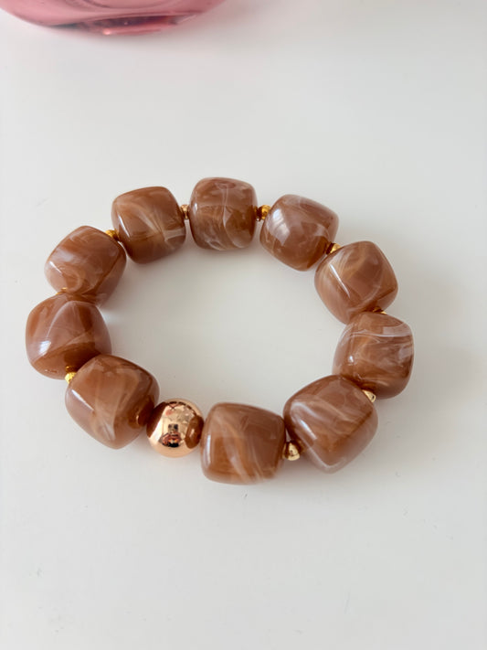 A_Bracelet Côme Café Marbré