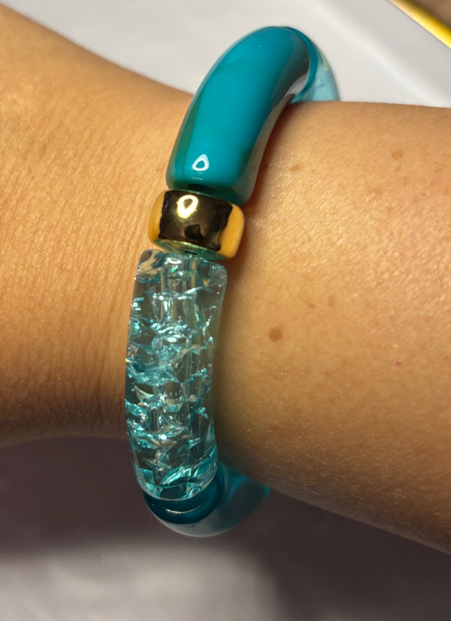 A_Bracelet Curve Turquoise GM