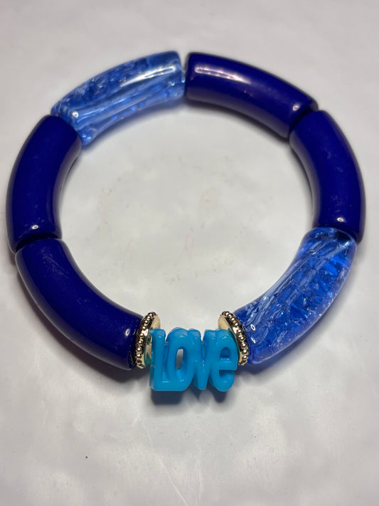 Bracelet Love Azur