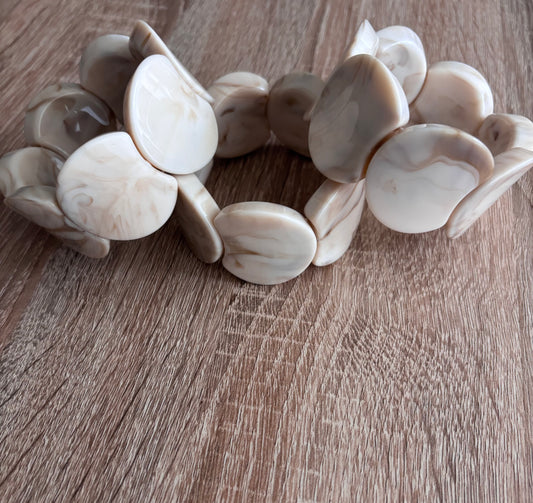 A_Bracelet Lune Beige
