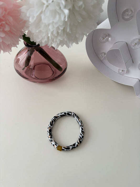 A_Bracelet Curve Léopard doré M