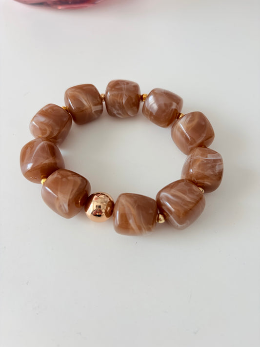 A_Bracelet Côme Café Marbré