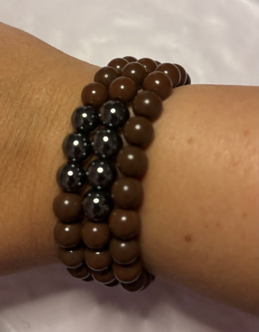 Bracelets Ubud Marron