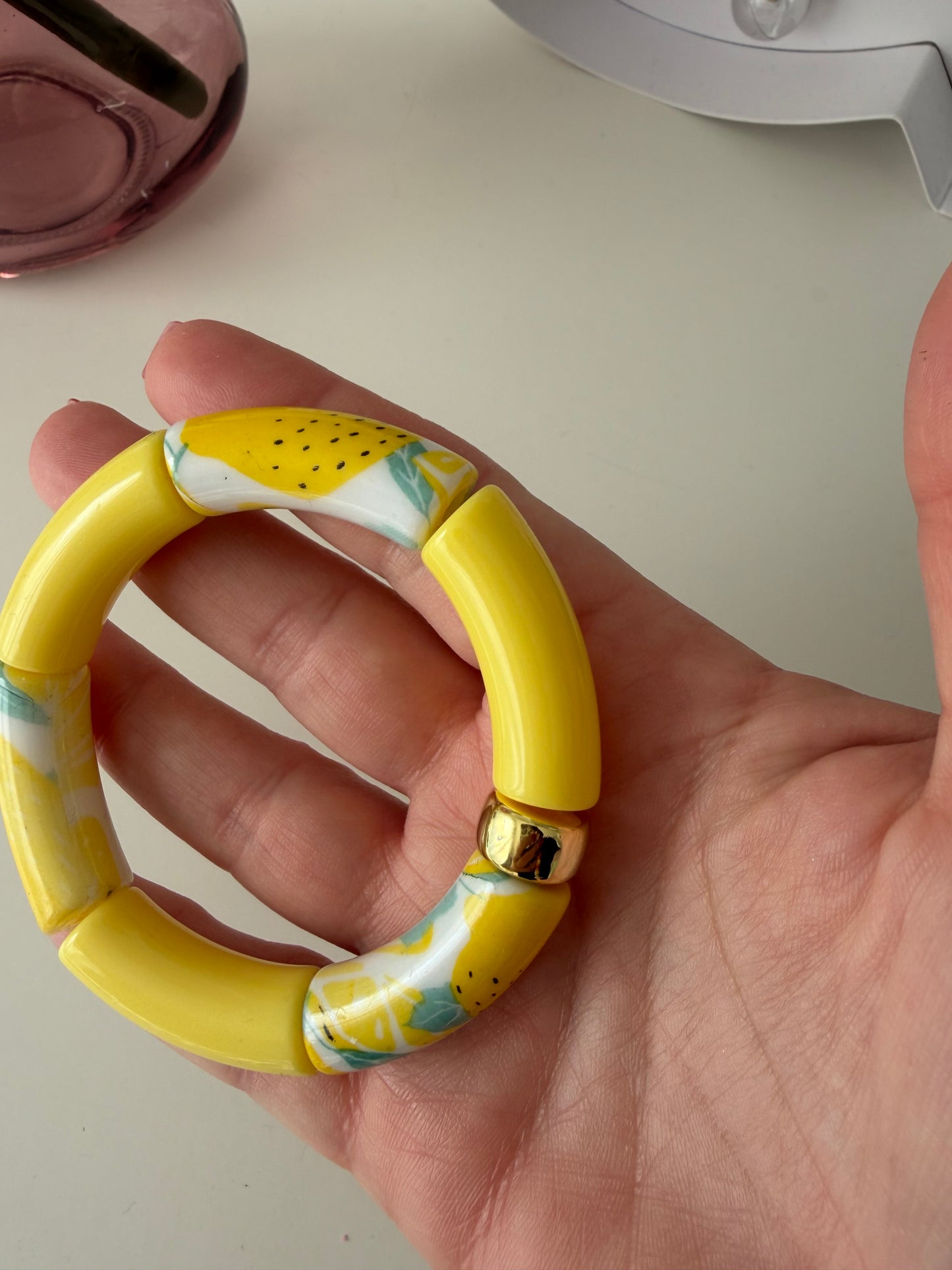 A_Bracelet Curve Citron GM