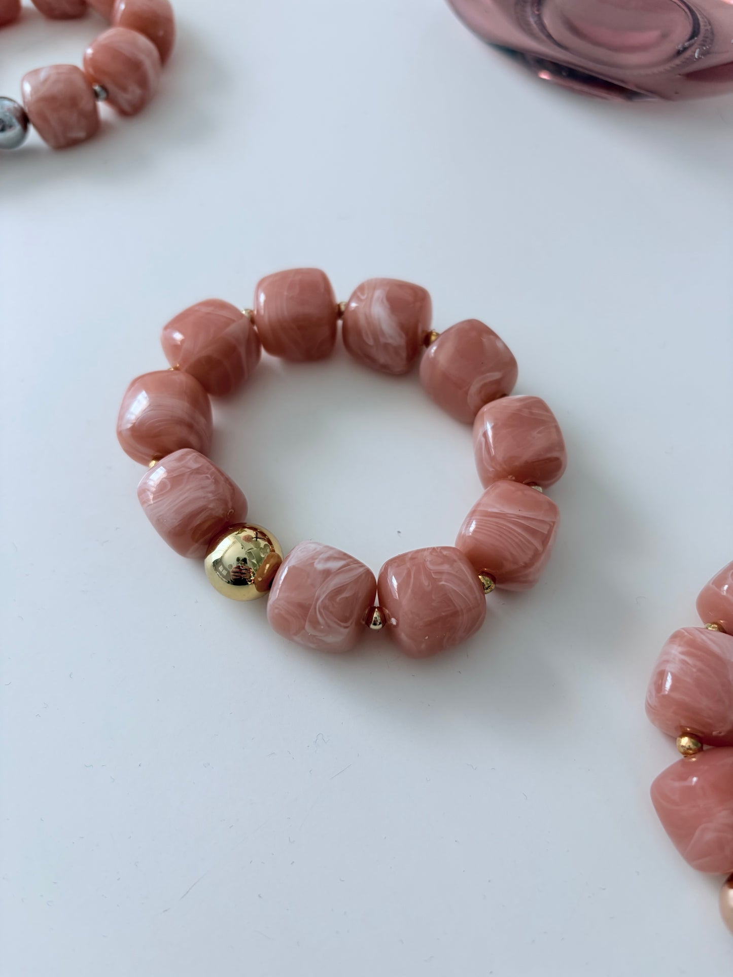 A_Bracelet Côme Rose poudré