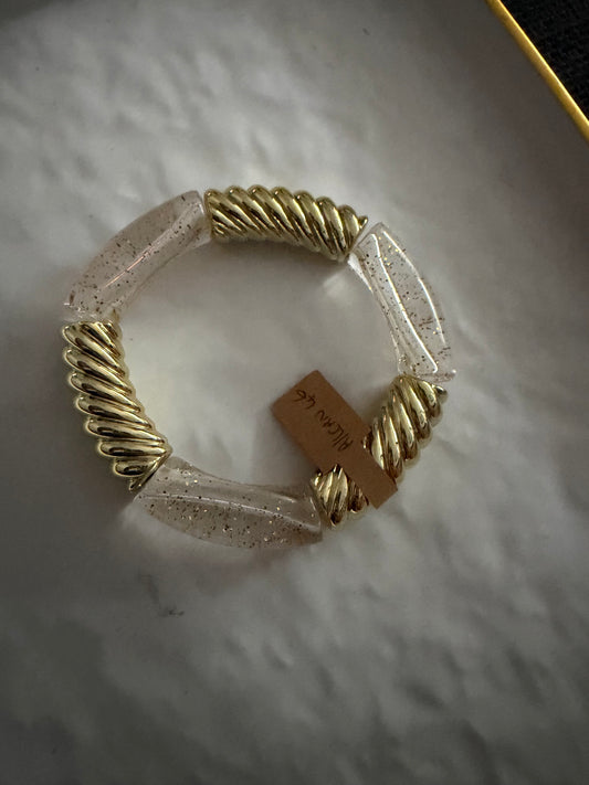 A_Bracelet Curve doré
