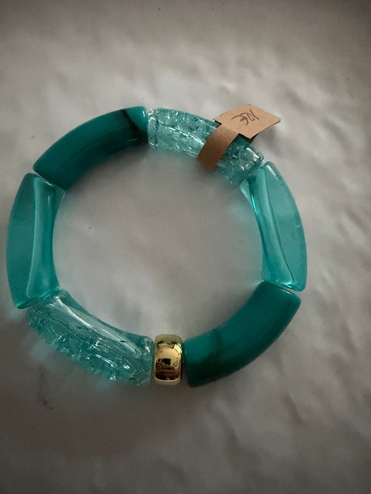 A_Bracelet Curve Turquoise GM